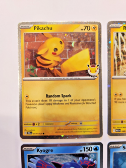 Cosmos Holo Promo Pokemon TCG Lot Pikachu Pokemon Day Stamped - Image 2