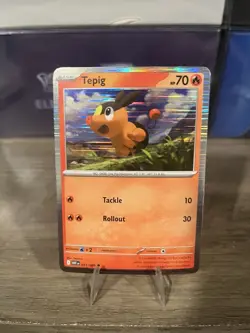 Tepig 011/086 - Pokemon TCG White Flare - NM Poster Collection Promo - Image 1