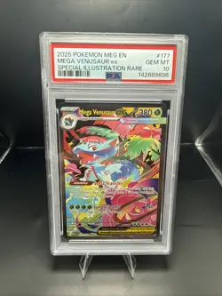 Pokemon PSA 10 Mega Venusaur EX 177/132 Mega Evolution - Image 2