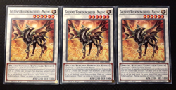 Yu-Gi-Oh! 3x Goldenes Wolkenungeheuer-Malong, CYAC-DE082, 1. Auflage, Near Mint - Image 1