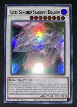 Yugioh Accel Synchro Stardust Dragon MAZE-EN019 Ultra Rare 1st Ed NM w/Tracking - Image 3