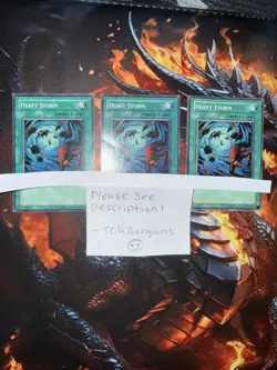 3x Heavy Storm Playset Mixed Sets/Editions/Rarity/Condition Yugioh Cards! - Image 1
