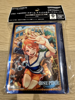 One Piece card sleeves - set of 10 - Nami, Luffy, Zoro, Sanji - Image 1