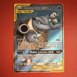 Pokemon Blastoise & Piplup GX Tag Team 214/236 237/236 Lot of 2 Cards - Image 2