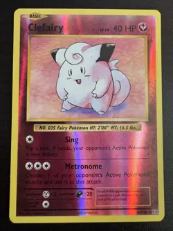 Clefairy 63/108 Reverse Holo XY Evolutions Pokemon Card NM/LP 2016 - Image 1