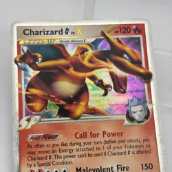 Pokemon TCG Charizard G LV.X DP45 Holo Card Diamond and Pearl MP ENGLISH - Image 2