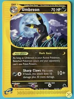 2003 Umbreon 32/144 Skyridge Regular Card - GORGEOUS MAKE OFFER! - Image 1