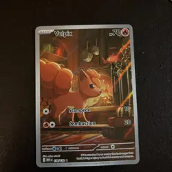 Pokemon Card TCG: Vulpix 138/132 ME:01 Mega Evolutions - Illustration Rare - NM - Image 1