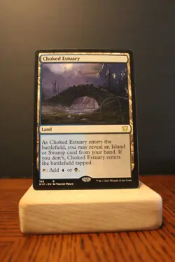 Choked Estuary LP Regular Innistrad Midnight Hunt Commander MTG Cards ManaFam - Image 1