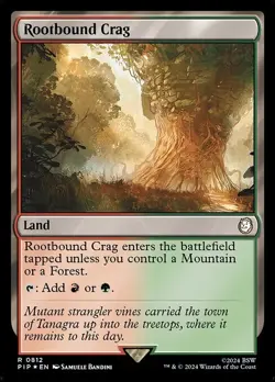 Rootbound Crag Surge Foil - PIP 0812 - NM - MTG Magic - Image 1