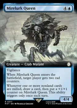 Mirelurk Queen Extended Art Foil - PIP 0377 - NM - MTG Magic - Image 1