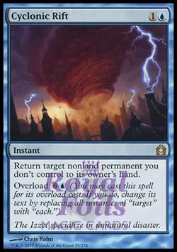 Cyclonic Rift 1x FOIL RTR MTG Return to Ravnica Rare MINT blue - Image 1