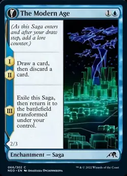 THE MODERN AGE X 4 N/M KAMIGAWA NEON DYNASTY MAGIC THE GATHERING - Image 1