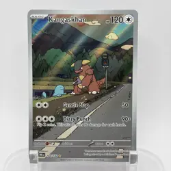 Pokemon Kangaskhan 204/182 Destined Rivals Illustration Rare Holo NM ENGLISH - Image 1