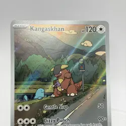 Pokemon Kangaskhan 204/182 Destined Rivals Illustration Rare Holo NM ENGLISH - Image 2