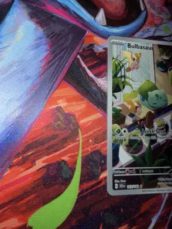 Pokemon Bulbasaur 143/142 SV07: Stellar Crown Illustration Rare Holo 70 HP - Image 3