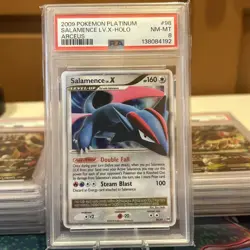2009 Pokemon Platimun Arceus Salamence LV X Holo 98/99 PSA 8 - Image 1