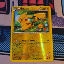 Pikachu 27/111 XY - Furious Fists Reverse Holo Pokemon card - Image 1