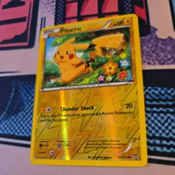 Pikachu 27/111 XY - Furious Fists Reverse Holo Pokemon card - Image 3