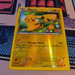 Pikachu 27/111 XY - Furious Fists Reverse Holo Pokemon card - Image 5