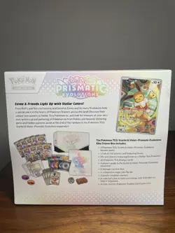 Pokemon TCG Prismatic Evolutions Elite Trainer Box ETB Sealed New - Image 3