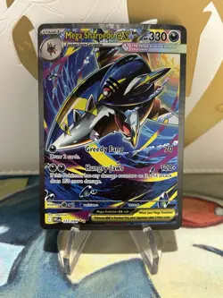 Mega Sharpedo ex 127/094 Pokemon Phantasmal Flames Special Illustration NM - Image 1