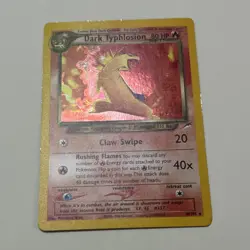 Pokemon TCG Dark Typhlosion Neo Destiny Holo Rare 10/105 Nintendo 2000 LP - Image 1