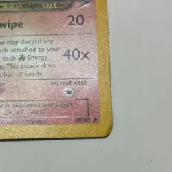 Pokemon TCG Dark Typhlosion Neo Destiny Holo Rare 10/105 Nintendo 2000 LP - Image 4