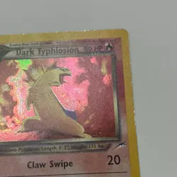Pokemon TCG Dark Typhlosion Neo Destiny Holo Rare 10/105 Nintendo 2000 LP - Image 5