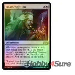 Foil Smothering Tithe M/NM Magic: The Gathering MTG Ravnica Allegiance - Image 1