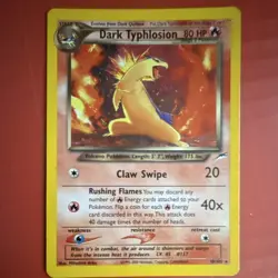 Pokemon Dark Typhlosion 10/105 Neo Destiny Holo Rare Stage 2 2000 English - Image 1