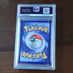 PSA ERROR Pokemon 1999 Bulbasaur 44/102 1st Edition Base Set Spanish PSA NM-MT 8 - Image 2