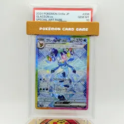 PSA 10 2024 Pokemon Japanese SV8a Terastal Festival ex #206 Glaceon ex SAR - Image 1