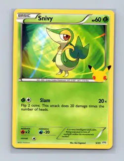 Snivy 005/025 Promo McDonald's 25th Anniversary Promos Pokemon Lightly Played - Image 1