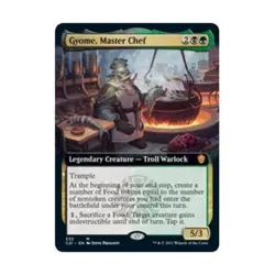 WOTC MtG Commander 2021 Gyome, Master Chef (Extended Art) (MR) NM - Image 1
