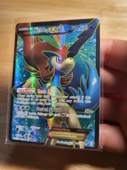 Pokemon TCG Keldeo EX Full Art Ultra Rare Holo Boundaries Crossed 142/149 - Image 2