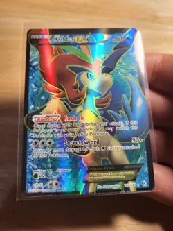 Pokemon TCG Keldeo EX Full Art Ultra Rare Holo Boundaries Crossed 142/149 - Image 3