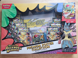 Ascended Heroes Premium Poster Collection Box Mega Lucario Pokemon - Image 1