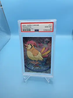 2000 Topps Chrome Pidgeotto Pokemon TV Gem Mint 10 - Image 1