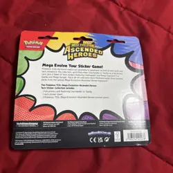 Pokemon TCG Ascended Heroes Tech Sticker Collection NEW Factory Sealed - Image 2
