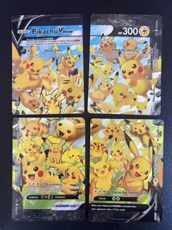 Pokemon Sword & Shield Pikachu V-Union Set of 4 #SWSH139-142 NM - Image 1
