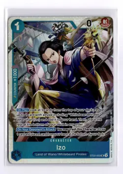 Izo ST22-002 Super Rare Starter Deck 22: Ace & Newgate One Piece Near Mint - Image 1