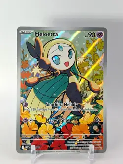 Pokemon Meloetta Illustration Rare Holofoil ME: Mega Evolution Promo 2025 026 NM - Image 1