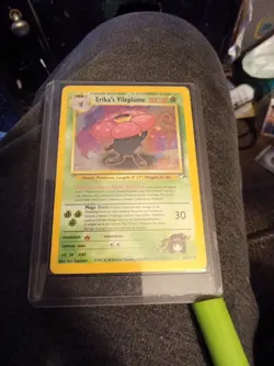 2000 Pokemon ERIKA'S VILEPLUME Gym Heroes HOLO RARE Unlimited Edition Card 5/132 - Image 1