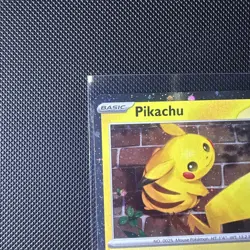 Pikachu Cosmo Holo Promo Holo Bleed swirl 051/162 Pokemon TCG - Image 4