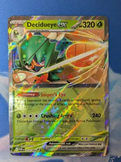 Decidueye ex 012/088 - Double Rare Pokemon Mega Evolution Perfect Order NM - Image 1