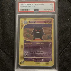Pokemon Gengar 048/165 Expedition Base Set Reverse Holo Rare PSA 1 2002 - Image 1