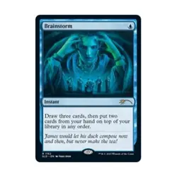 WOTC MtG Magic the Gathering Brainstorm (1162) (R) (Foil) NM - Image 1