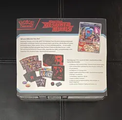 Pokemon Destined Rivals Elite Trainer Box (ETB) - SV10 - Factory Sealed - Image 2