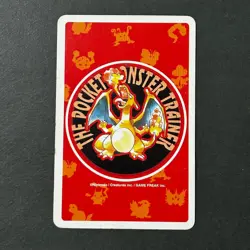 S5992 Gyarados 2 of Hearts Red Charizard Deck Playing Poker Card Pokemon A4 - Image 2